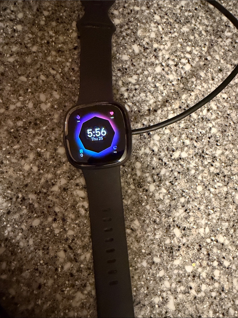 fitbit Black Touchscreen Smartwatch with Color Display